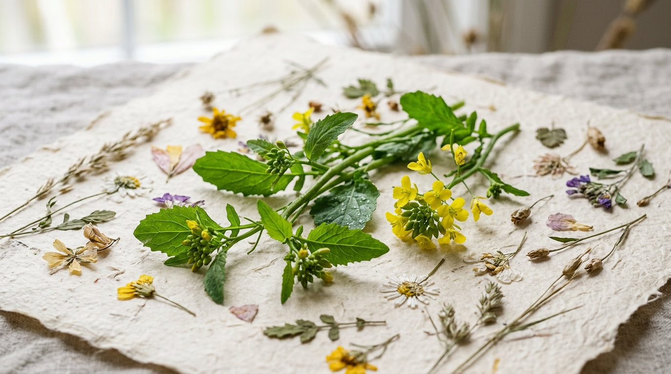 Wild Mustard Shoots