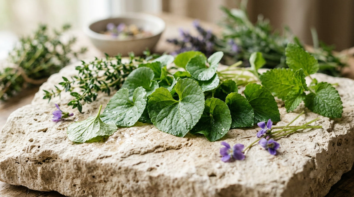 Wild Violet Leaves