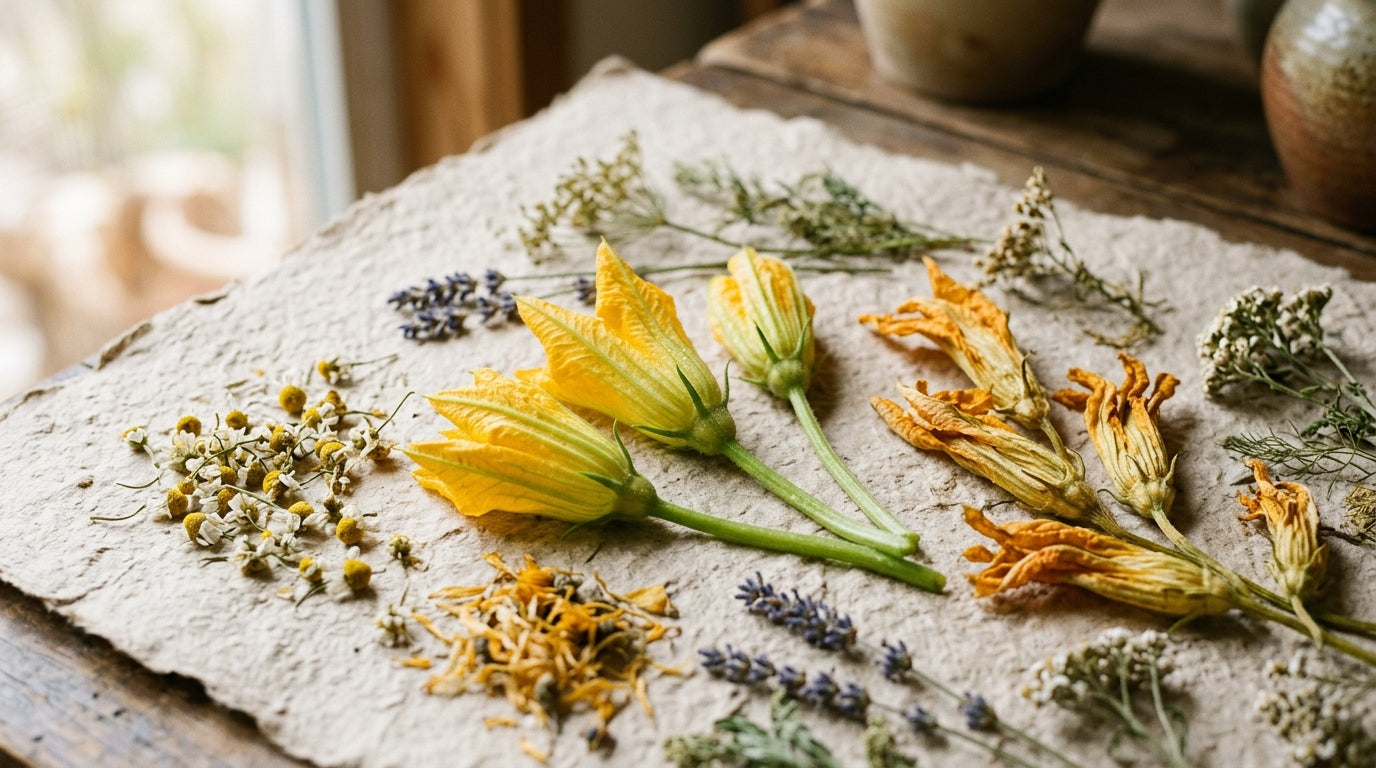 Wild Zucchini Blossoms