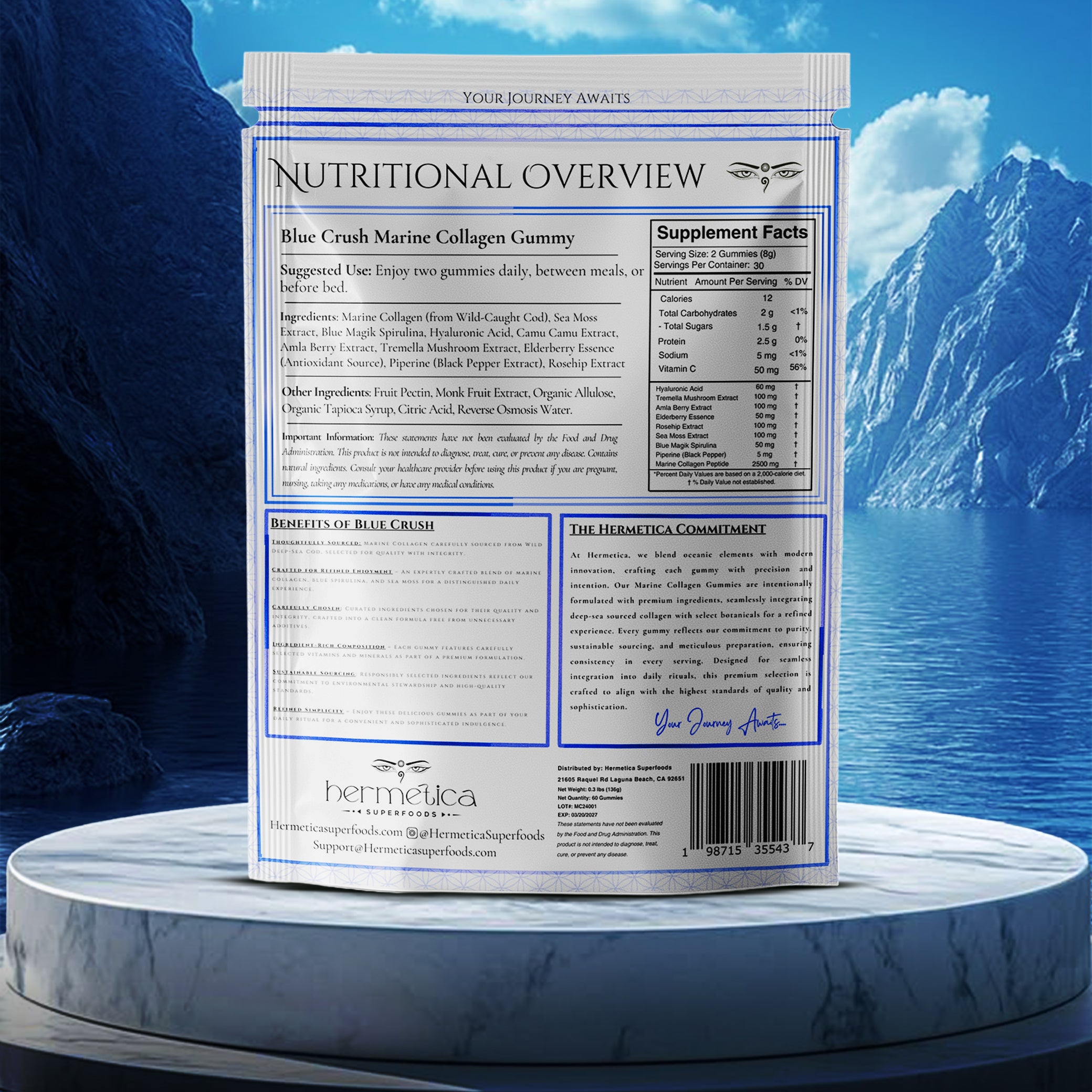 Blue Crush Marine Collagen Gummy