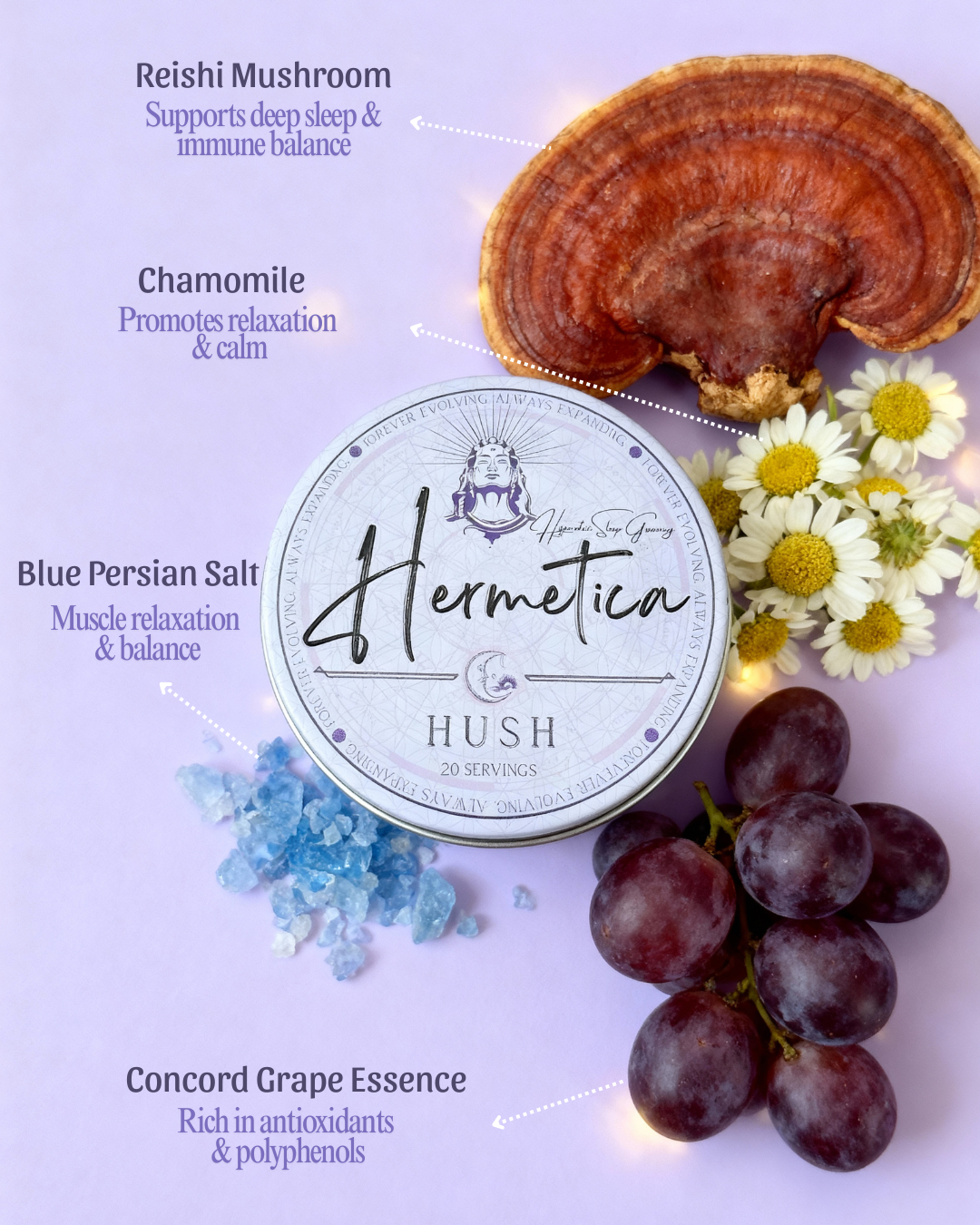 Hush Gummies – Herbal Sleep & Relaxation Aid