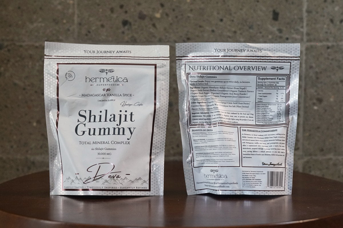 Deva Shilajit Gummies by Hermetica