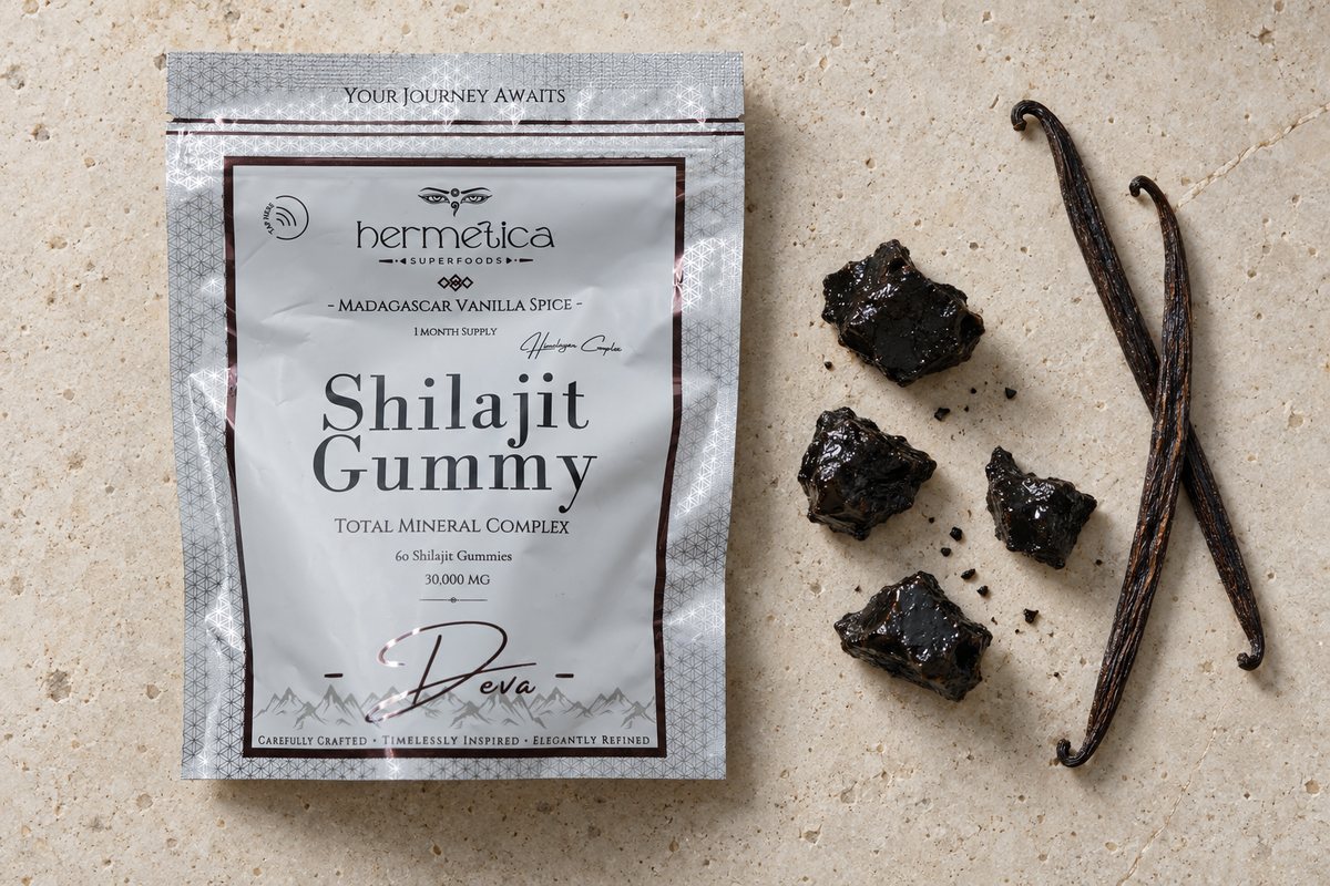 Deva Shilajit Gummies by Hermetica