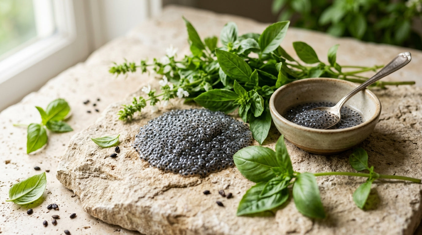 Basil Seeds (Ocimum basilicum)