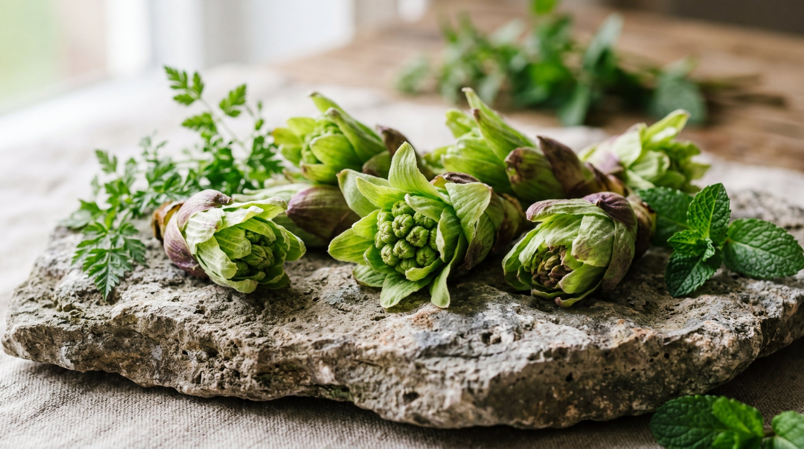 Japanese Butterbur Shoots (Petasites japonicus)