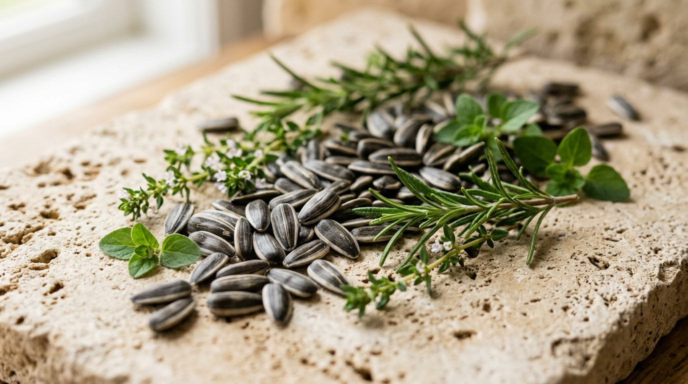 Sunflower Seeds (Helianthus annuus)