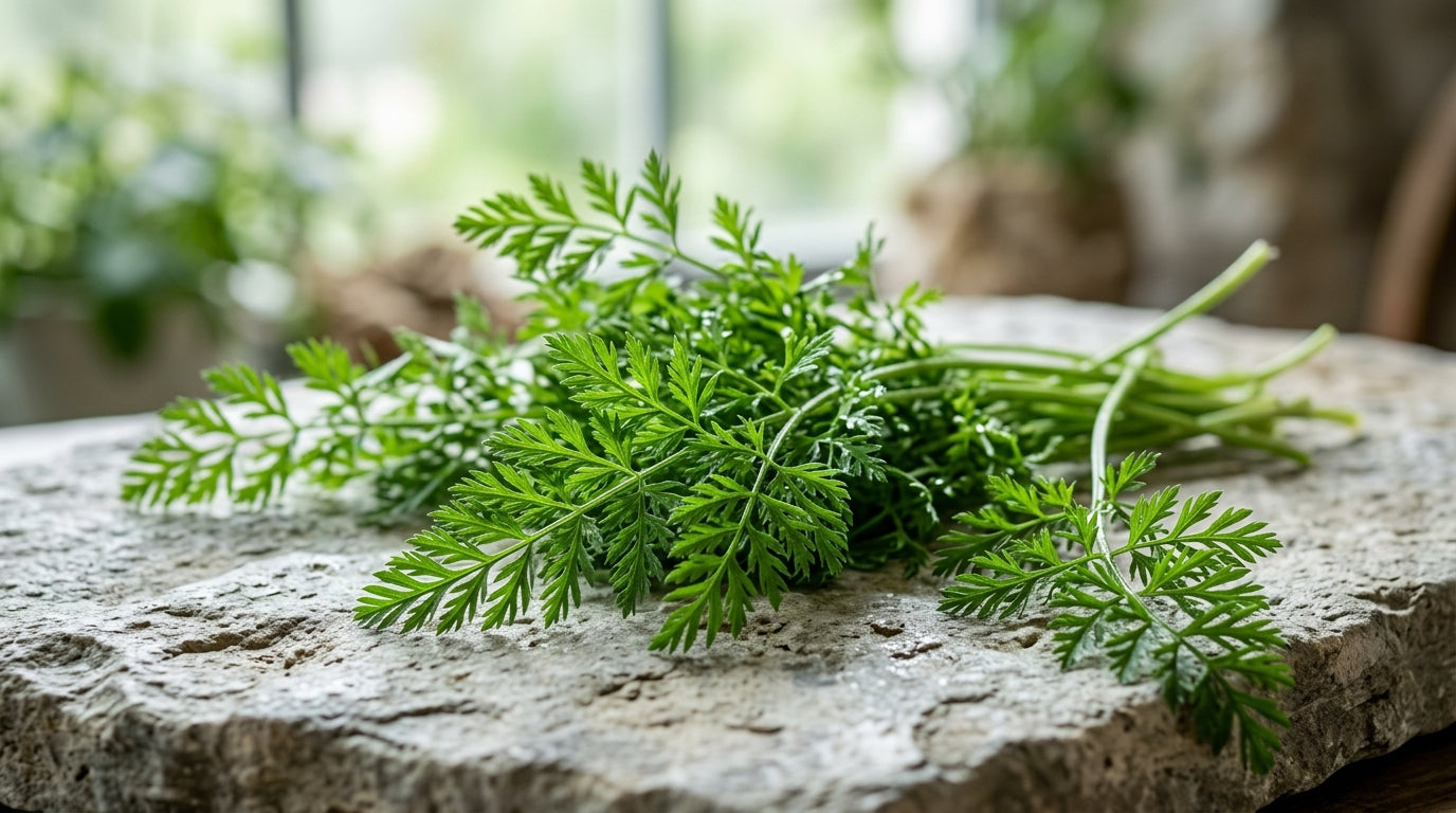 Wild Carrot Greens