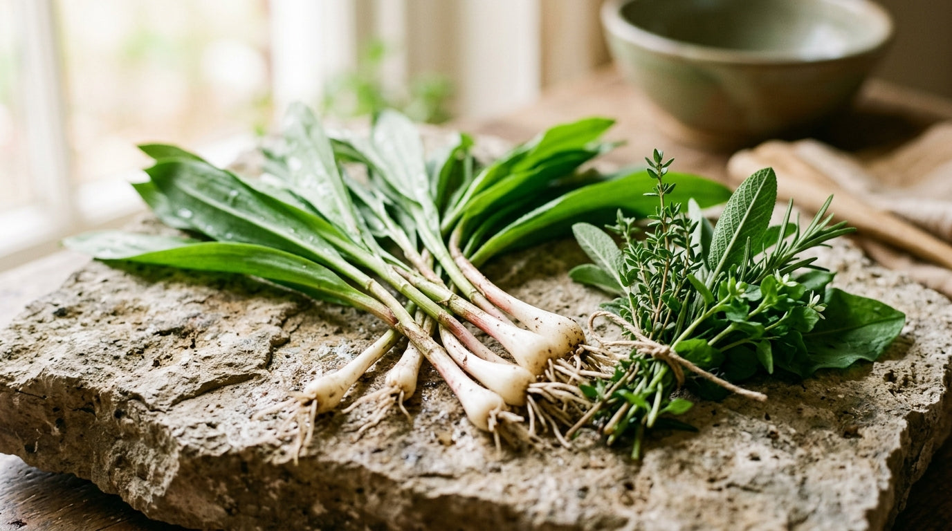 Wild Leek Stalks