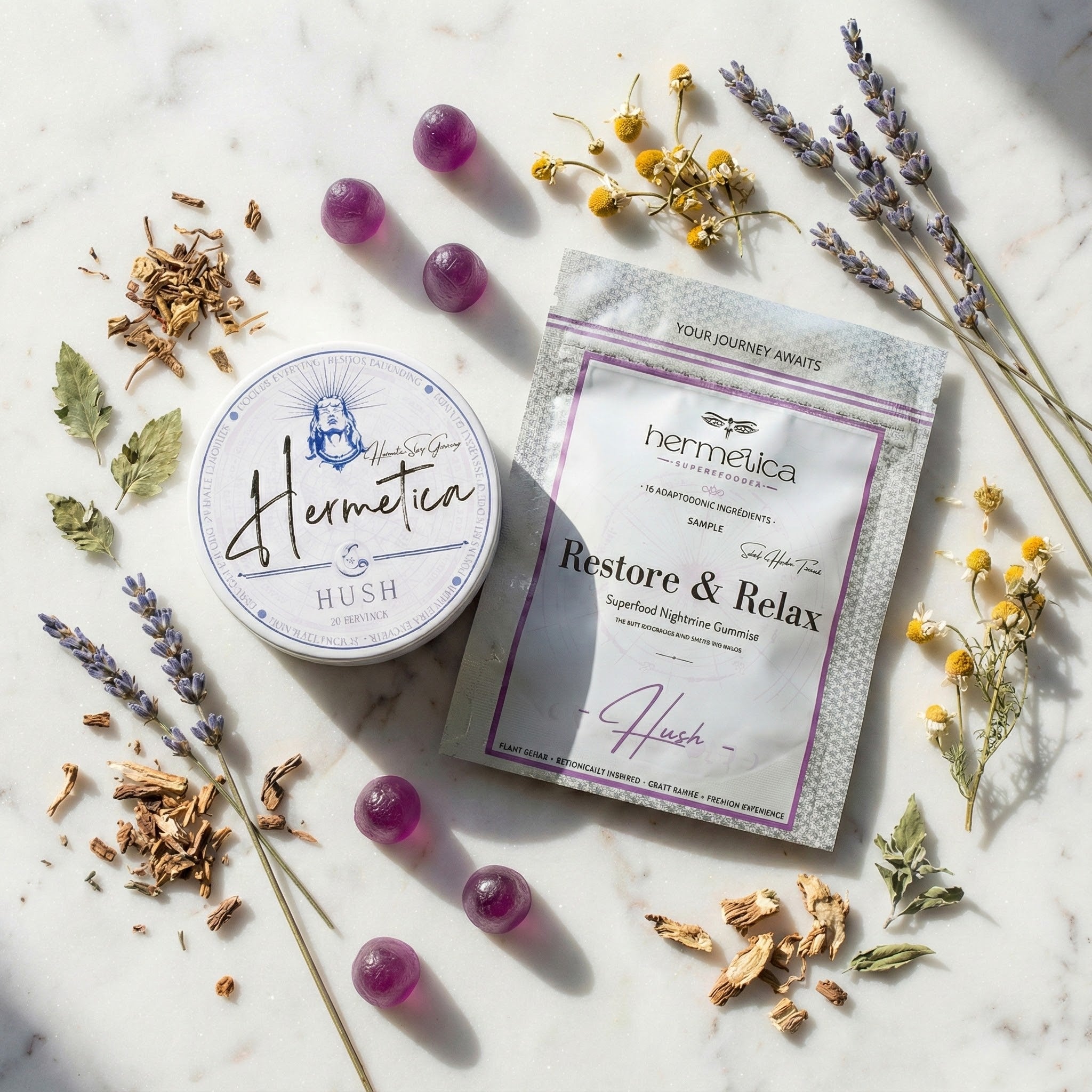 Hush Gummies – Herbal Sleep & Relaxation Aid