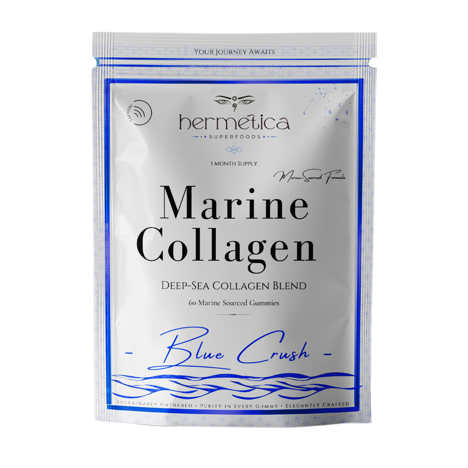 Blue Crush Marine Collagen Gummy – 9-in-1 Sea-Sourced Blend