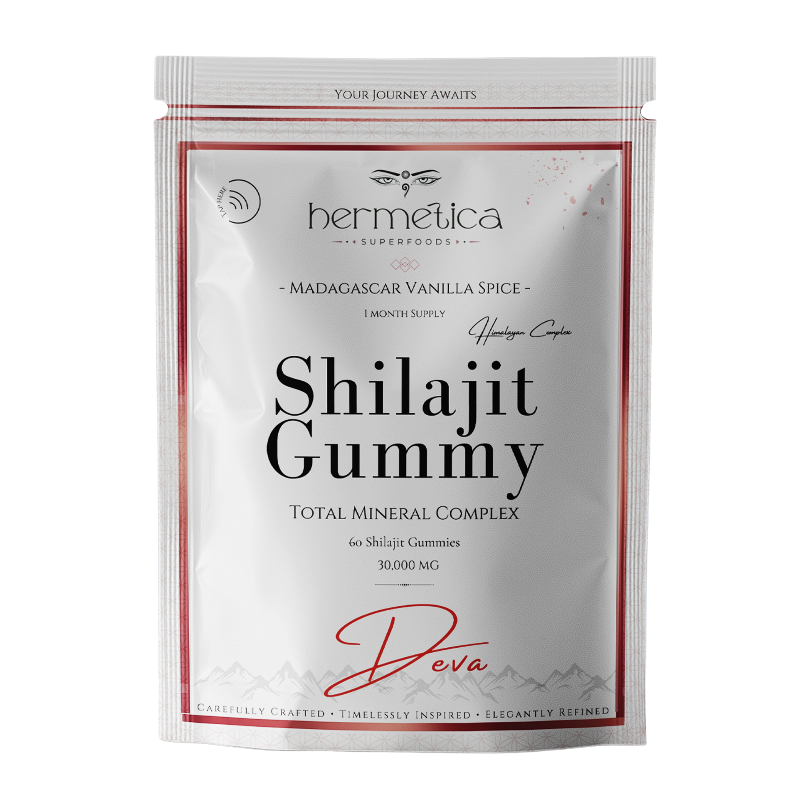 Deva Shilajit Gummy – 10-in-1 Adaptogen & Mineral Complex