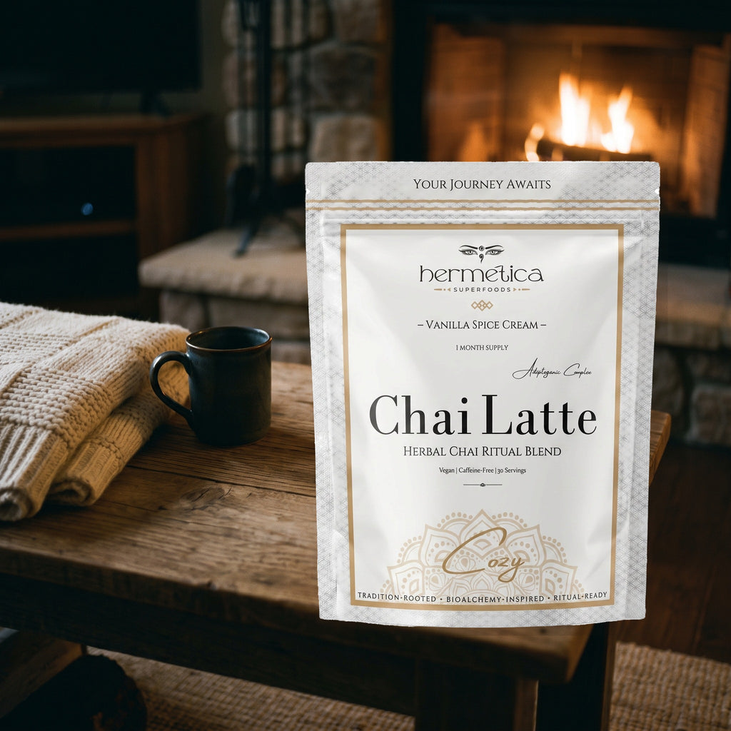 Cozy Adaptogenic Chai evening ritual — Hermetica Superfoods