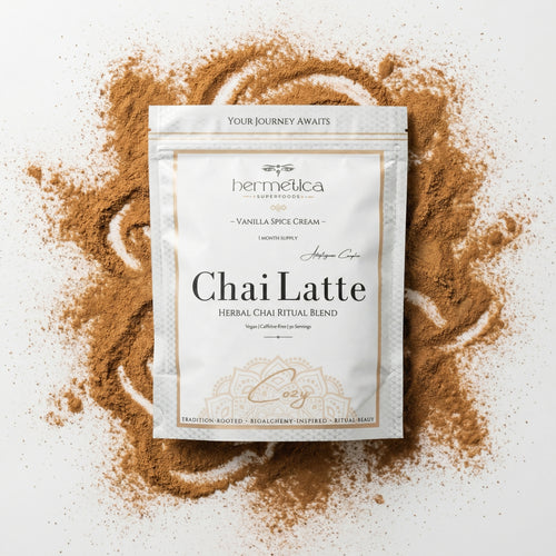Cozy Adaptogenic Chai Latte - studio product photo