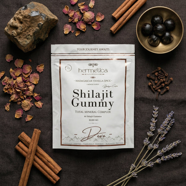 Deva Shilajit Gummies — Himalayan Shilajit with Ashwagandha & Lion's Mane | 10-in-1 | 60ct