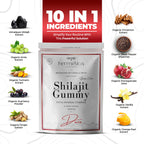 Deva Shilajit Gummies 10 in 1 ingredients