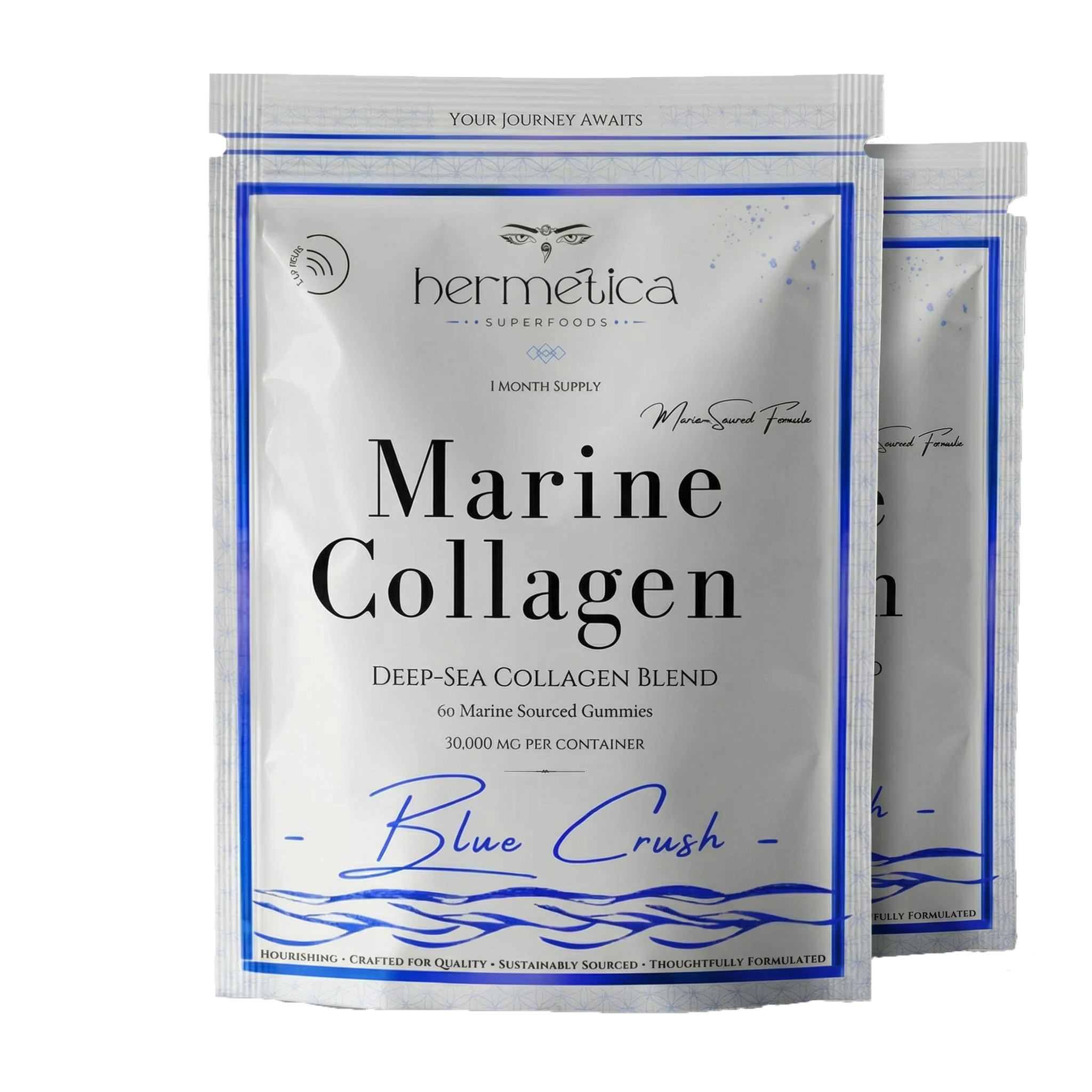 Blue Crush — Marine Collagen Gummies