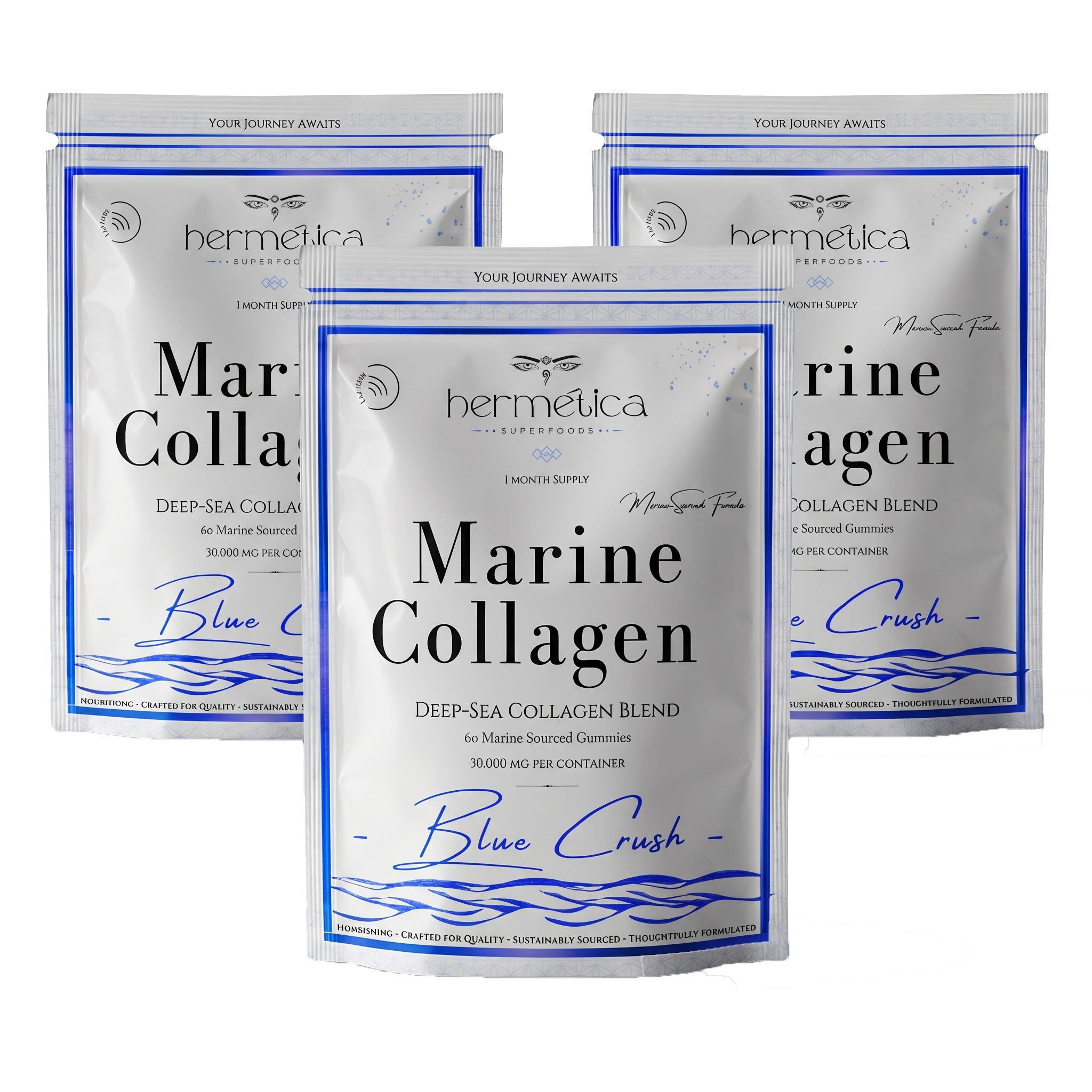 Blue Crush — Marine Collagen Gummies