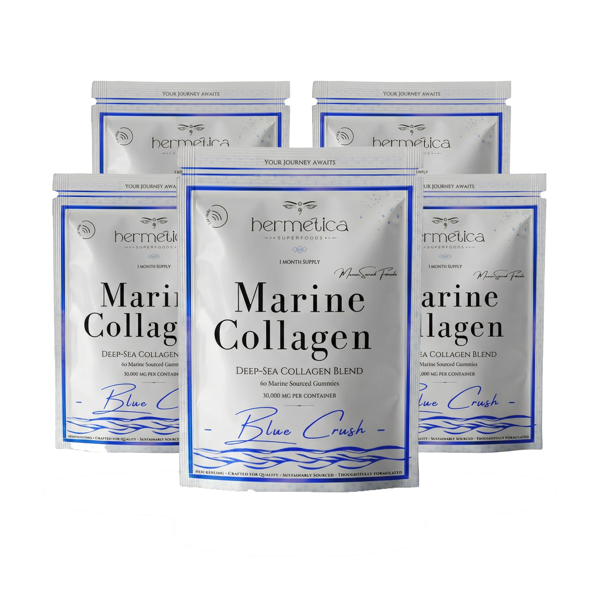 Blue Crush — Marine Collagen Gummies