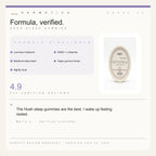Hush Sleep Gummies: verified formula highlights and customer review — Hermetica Superfoods