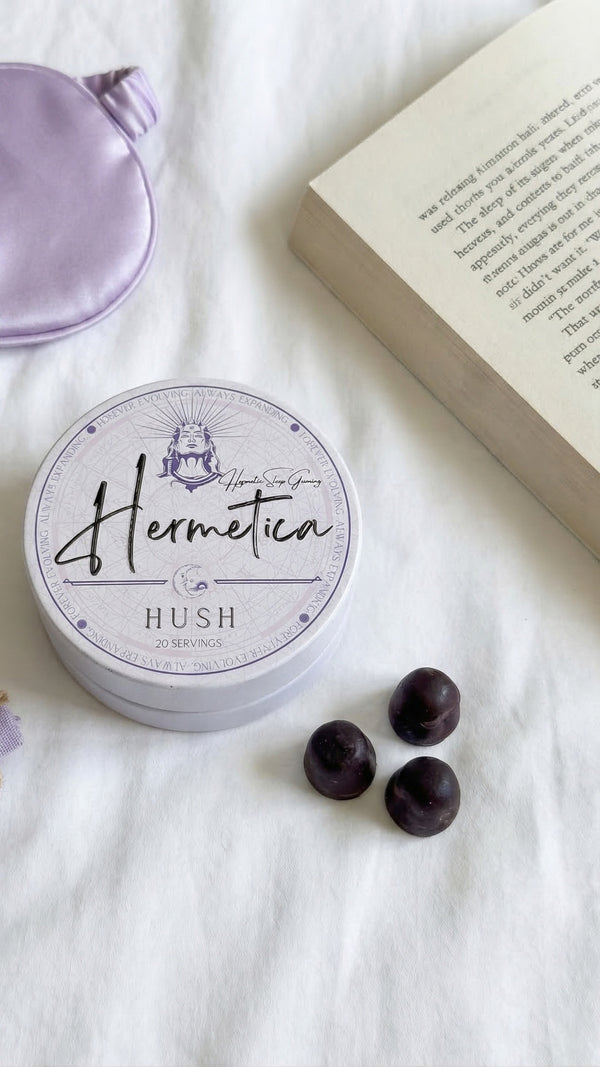Hush Sleep Gummies — Botanical Nighttime Gummies With Melatonin | Ashwagandha & L-Theanine | 20ct