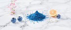 Blue Crush marine collagen ingredient flat lay