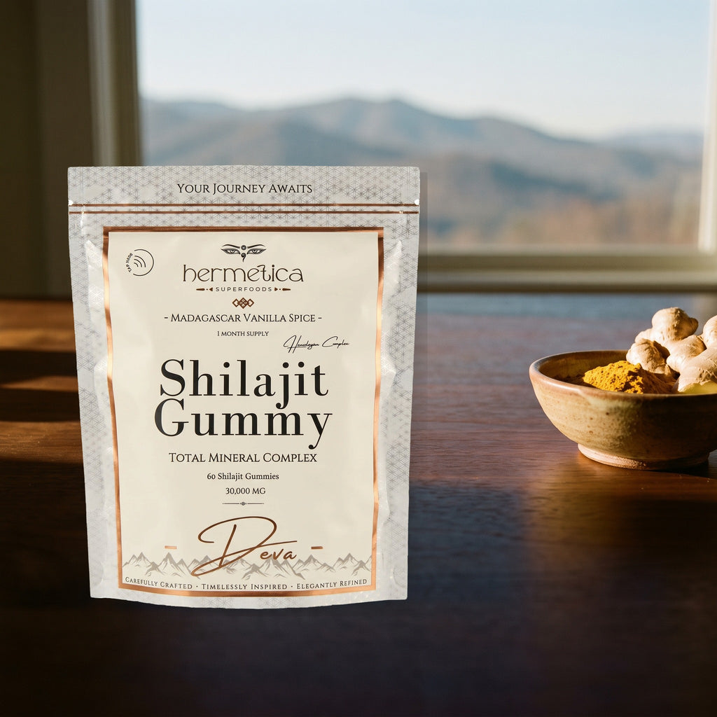 Deva Shilajit Gummies grounded daily formula — Hermetica Superfoods