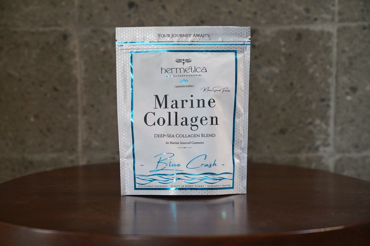 Blue Crush Marine Collagen Gummies by Hermetica