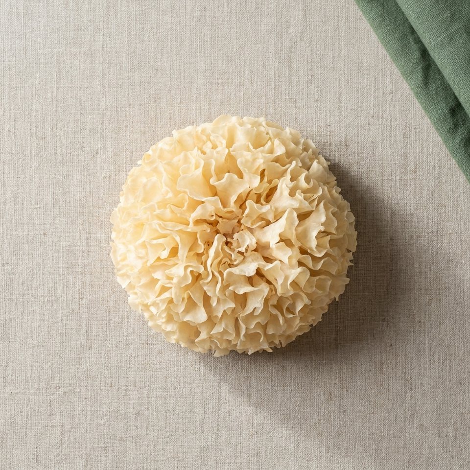 A tremella mushroom